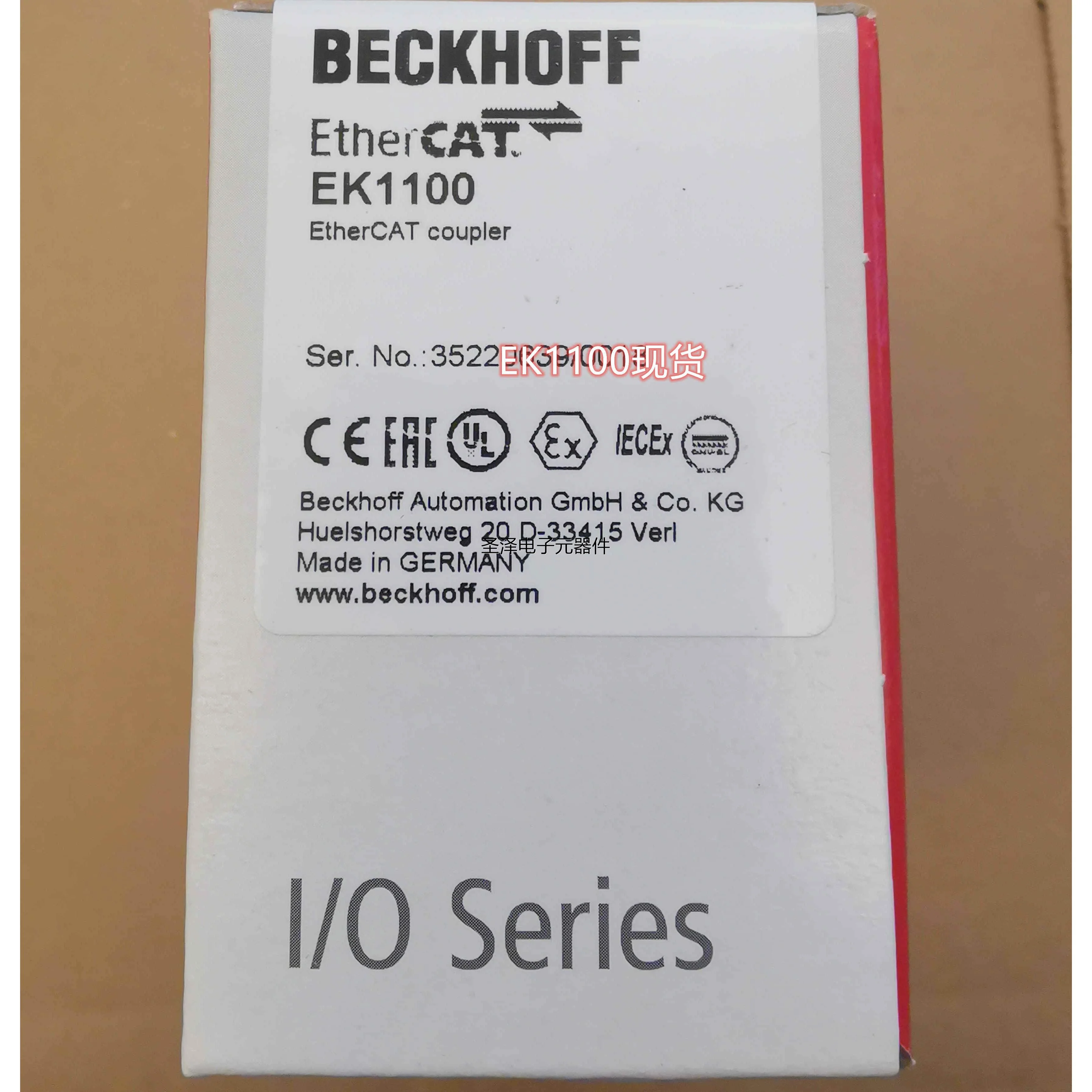 德国进口BECKHOFF EK1100 EK1501倍福总线模块议价
