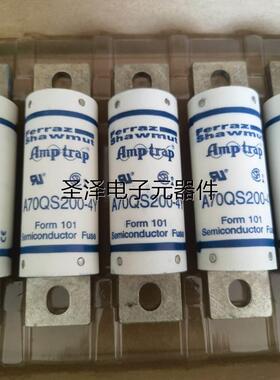 Ferraz美尔森新能源高压直流熔断器A70QS200-4Y保险管700VDC200A