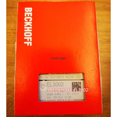 现货倍福BECKHOFF EL3002 EL3004模拟量模块议价