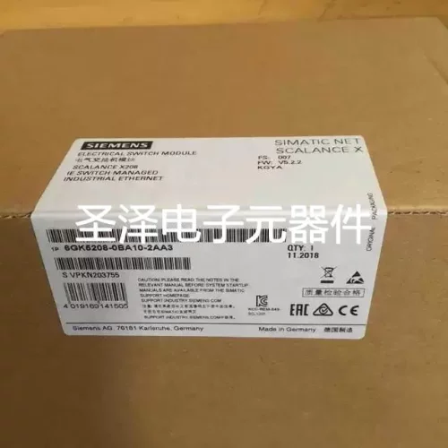 6GK5208-0BA10-2AA3西门子原装交换机6GK5208-0BA10-2AA3议价