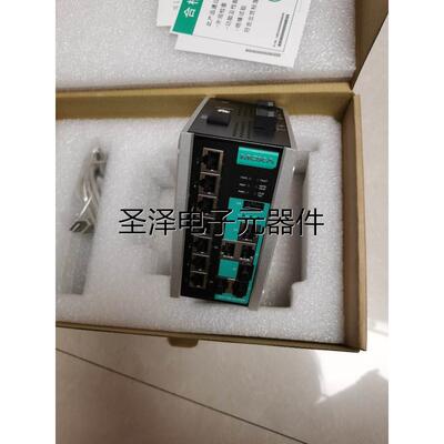 MOXA EDS-510E-3GTXSFP-T 可配3个千兆光口7个百兆电口 宽温现货