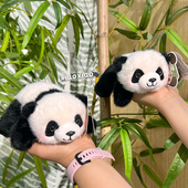 熊猫玩偶趴趴熊猫创意香味掌中宝颗粒熊猫公仔花花七仔毛绒小玩具