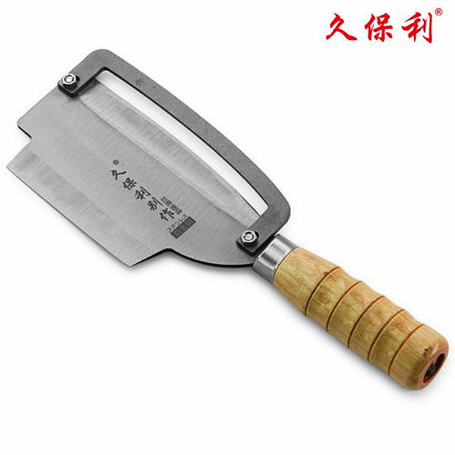 包邮久保利不锈合金钢折叠式香蕉刀大号弯刀水果削皮器可携式水果