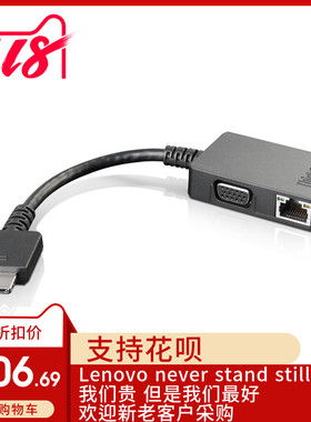 Thinkpad 2016X1 S2 onelink+ VGA/RJ45 二合一转接线 4X90J31060