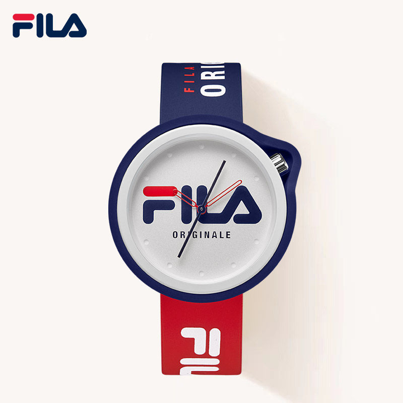 【新品】fila斐乐官方男女士手表情侣款潮流撞色运动硅胶腕表6035