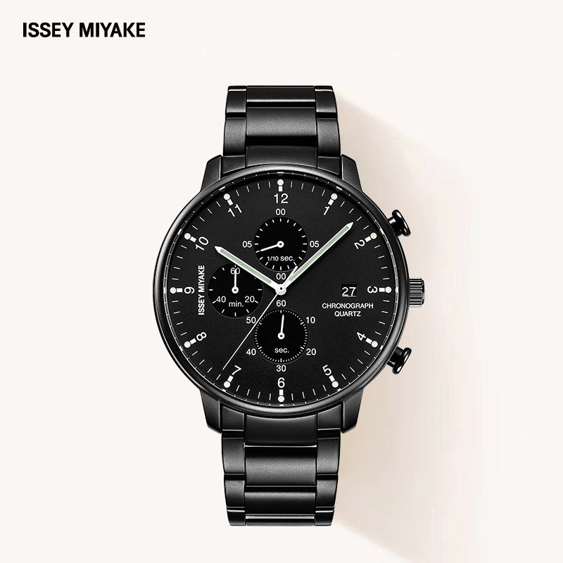 issey miyake三宅一生手表岩崎一郎老罗推荐钢带手表男大表盘手表