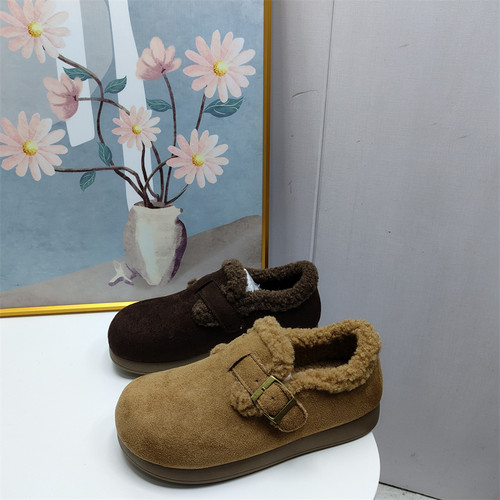 断码处理复古勃肯鞋女