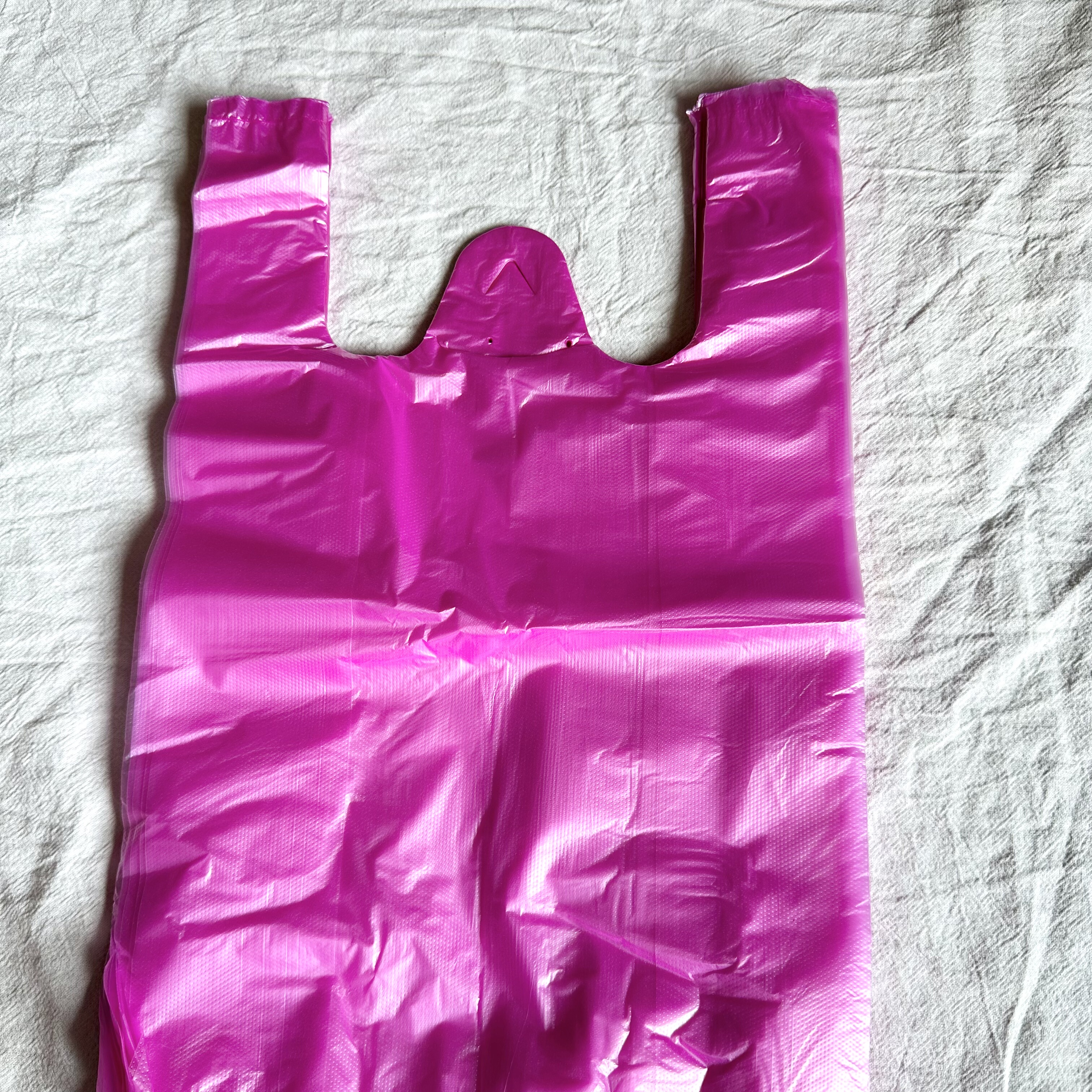 粉红色小中大塑料袋购物方便袋手提包装批发垃圾袋多用途24/32/36