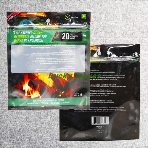 木炭塑料复合包装袋定制日用品三边封自封袋PET/PE拉链聚酯高压袋 - 封面