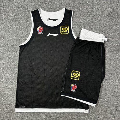 李宁CBA30周年24-25球员比赛训练篮球运动套装篮球服速干背心短裤