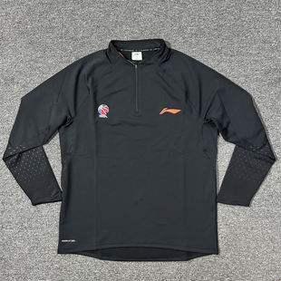 李宁赞助CBA新赛季 T恤投篮服ATLU083 篮球运动卫衣保暖弹性长袖