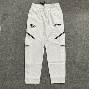 休闲宽松加大 广东运动排扣卫裤 李宁赞助CBA男子篮球出场裤 八一