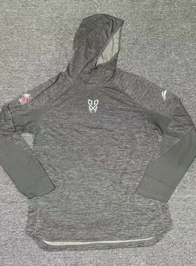 李宁CBA赞助大码套头连帽卫衣帽衫灰色加大加肥款5X6X7X8X11X