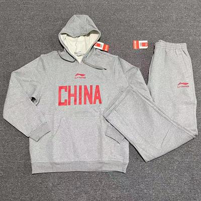 李宁男篮球国家队卫衣卫裤CBA