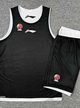 李宁CBA24-25赛季球员训练比赛穿篮球运动套装篮球服速干背心短裤