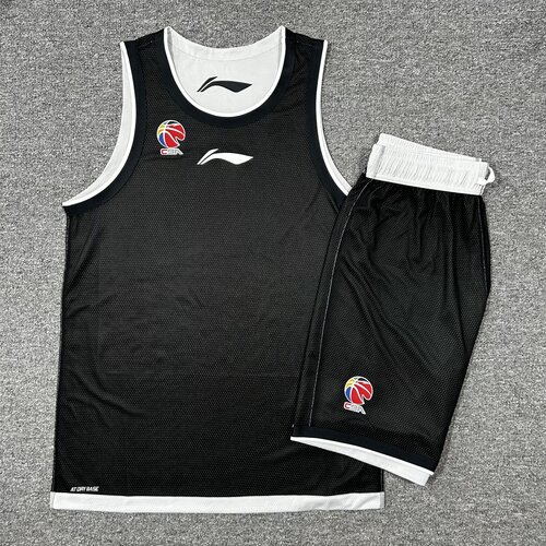 李宁CBA24-25赛季球员训练比赛穿篮球运动套装篮球服速干背心短裤