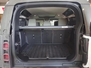 ity适用于路虎新卫士后备箱储物架货架隔层110改装 拓展尾门置物框