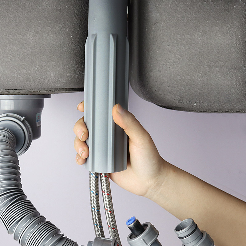 防松动水龙头固定神器厨房洗菜盆脸盆龙头底座固定座加长快装螺母