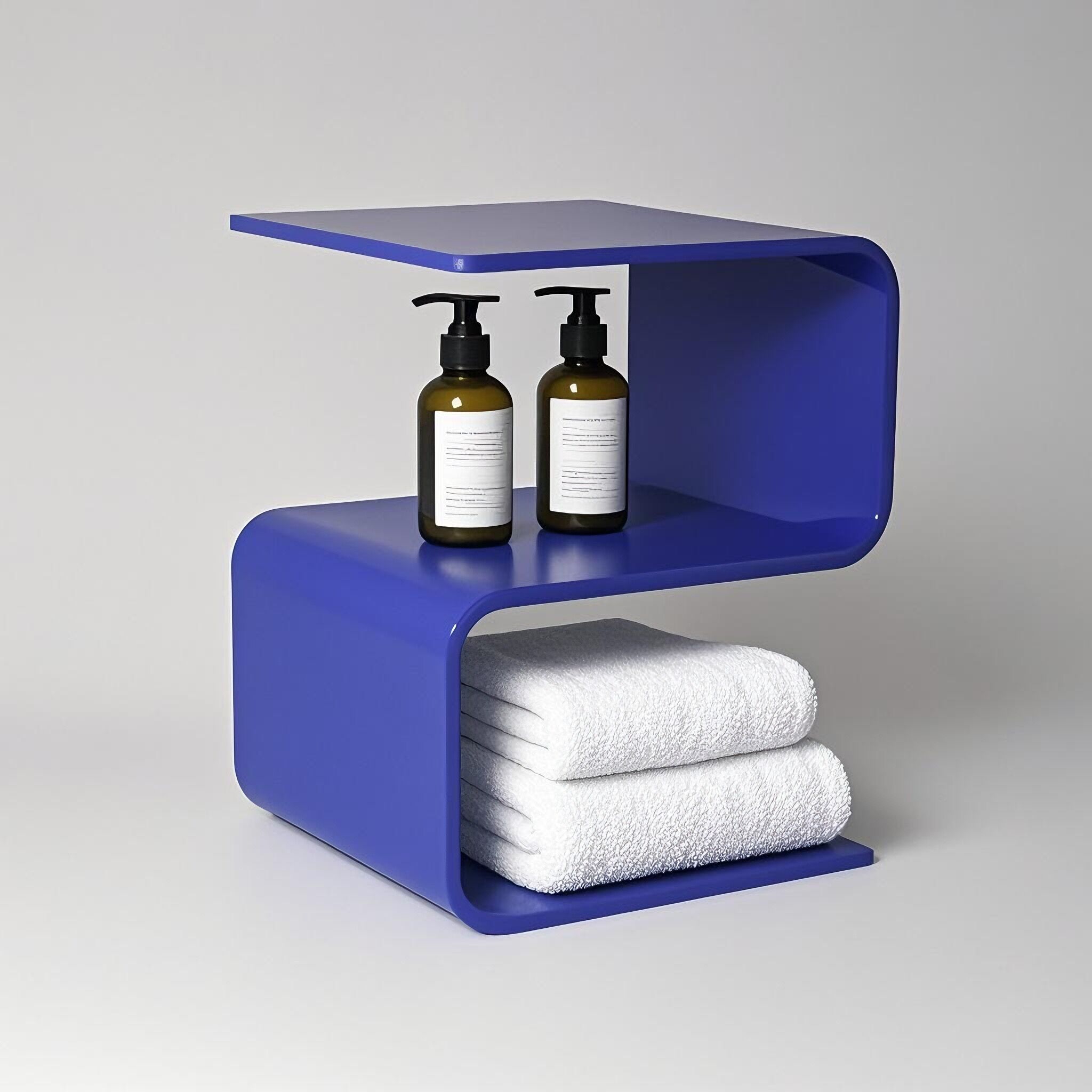 亚克力边几现代简约小型置物架卧室浴室客厅轻奢收纳沙发创意角几