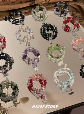 2024年新款新中式古风手作串珠手链女生手串男小众设计情侣款手持