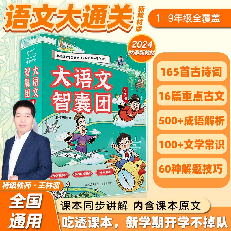 【官方正版】大语文智囊团全套7册儿童漫画趣解语文重难点古诗词古文成语故事知识趣味漫画小学生三四五六年级课外推荐阅读书正版图片