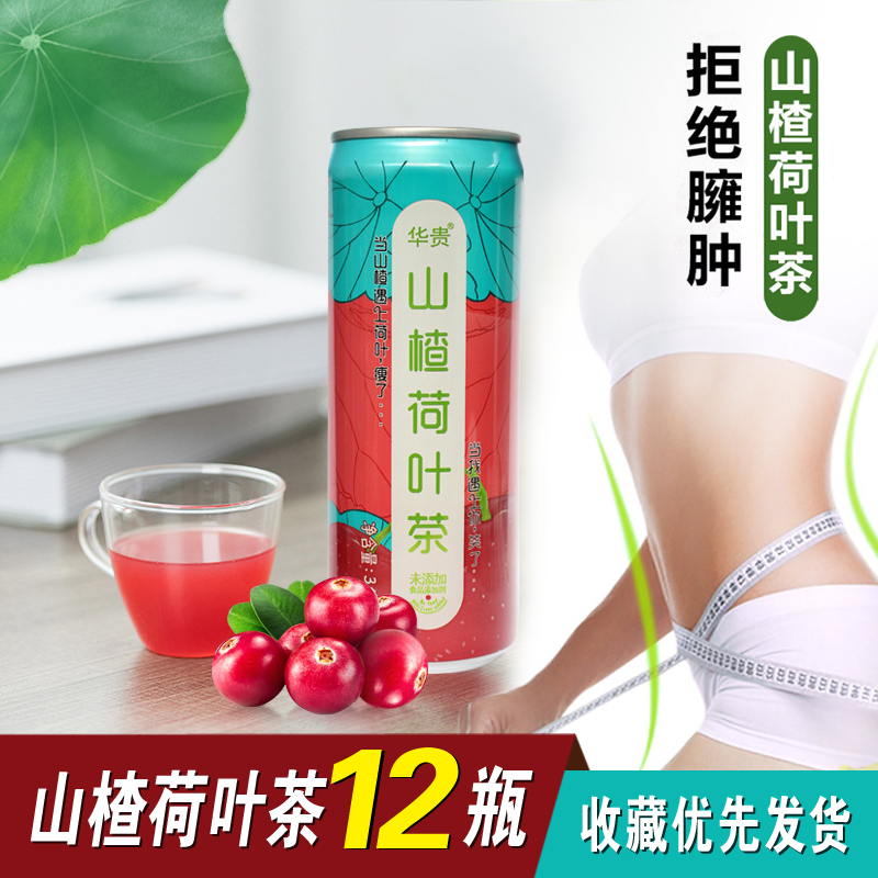 酸酸甜甜华贵山楂味荷叶茶罗汉果