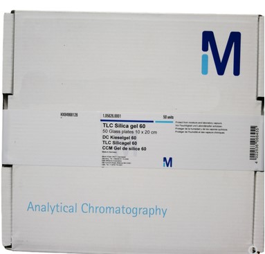 Merck 105747薄层板硅胶60 RP-2 F254硅烷化硅胶板 20*20cm25片