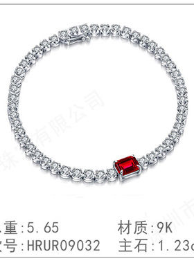 9K金黄钻钻石戒指椭圆形垫形镶嵌天然真钻简约指环女款