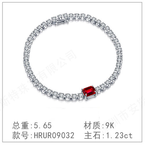 9K金黄钻钻石戒指椭圆形垫形镶嵌天然真钻简约指环女款