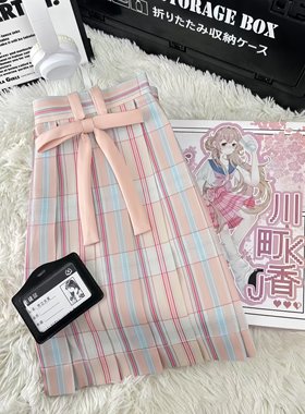 jk女装类学院风绿色夏日系半身裙