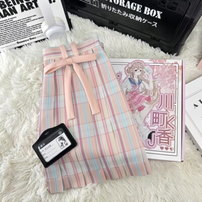 jk女装类学院风绿色夏日系半身裙