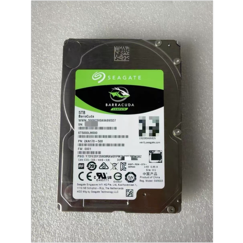 希捷ST5000LM000 5TB 5400转2.5寸128M台式机硬盘15MM小主机用5t