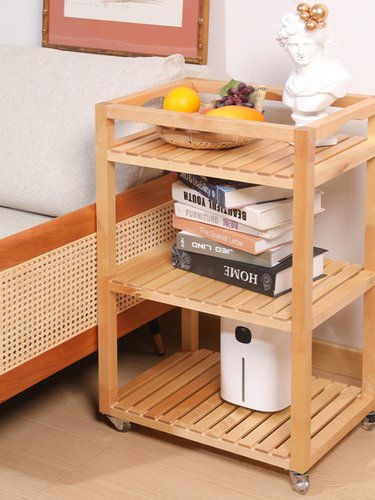 方家宜简约现代风实木榉木餐车