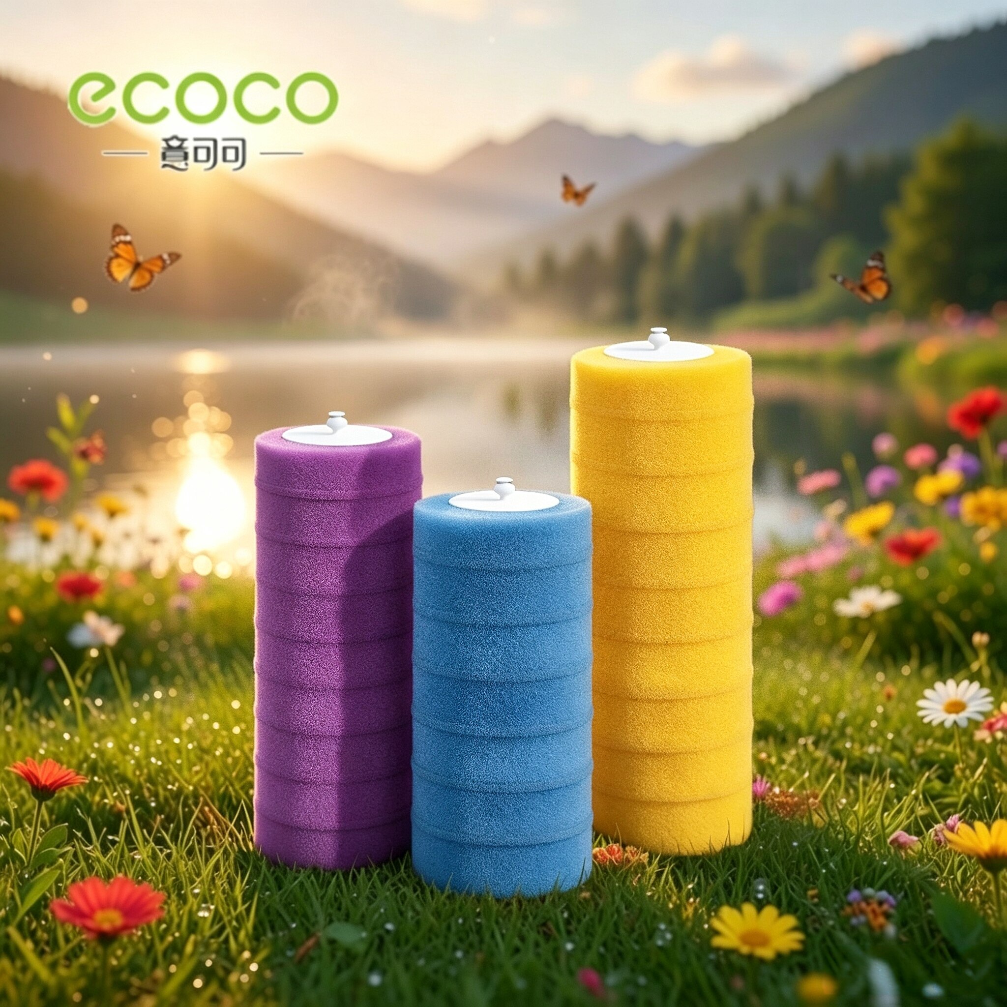 ecoco马桶刷替换头，正品超便宜图片