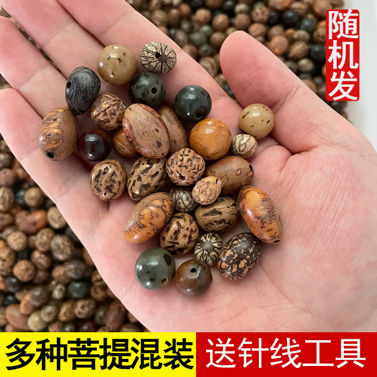 多种天然菩提子散珠混装DIY手串