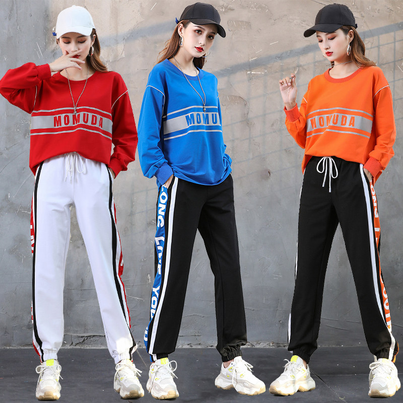 广场舞服装套装秋冬季跳舞衣服曳步舞服装新款纯棉宽松运动鬼步舞