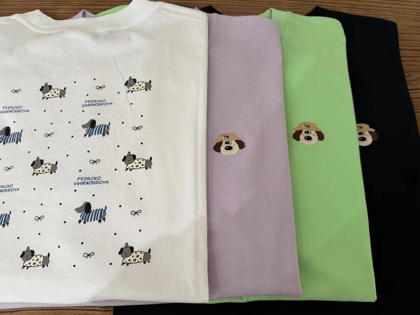 皇冠夏季200g韩版前刺绣后印花宽松大版型慵懒风中长款短袖棉t恤,女装/女士精品,T恤,淘宝优惠券,粉丝福利购,淘宝优惠卷