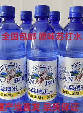 新疆特产蓝博尔苏打水整箱650ml/380ml原味苏打水整箱