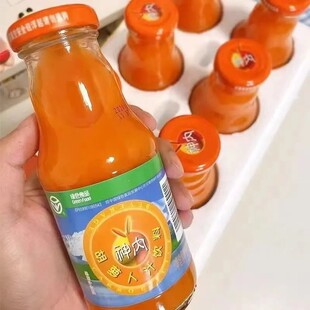 238ml*10瓶新疆直发神内胡萝卜汁绿色食品果蔬汁石河子大学研发