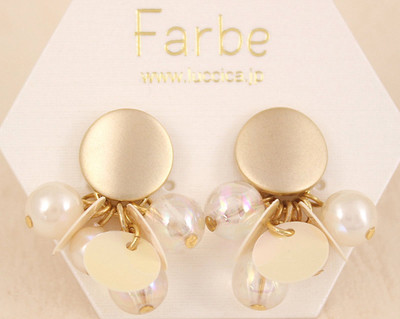 日本圆片有耳洞珍珠授权