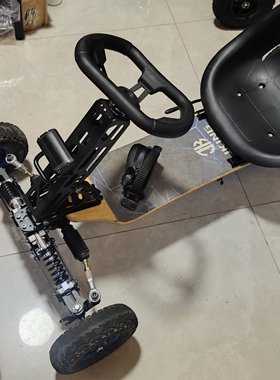 DIY卡丁车套件减震转向轮无损