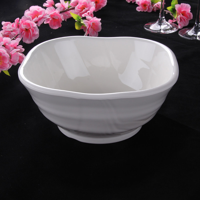 密胺酒店餐具创意碗四方碗吃饭的碗家用稀饭碗装菜碗面碗个性成人