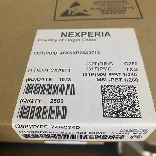 74HC74D SOP14 全新原装现货 NXP  解码器/信号分离器 全新原装