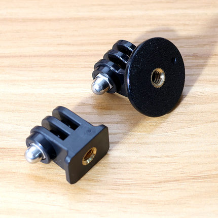 三脚架运动相机转接头支架连接固定座自拍杆配件适用于大疆gopro