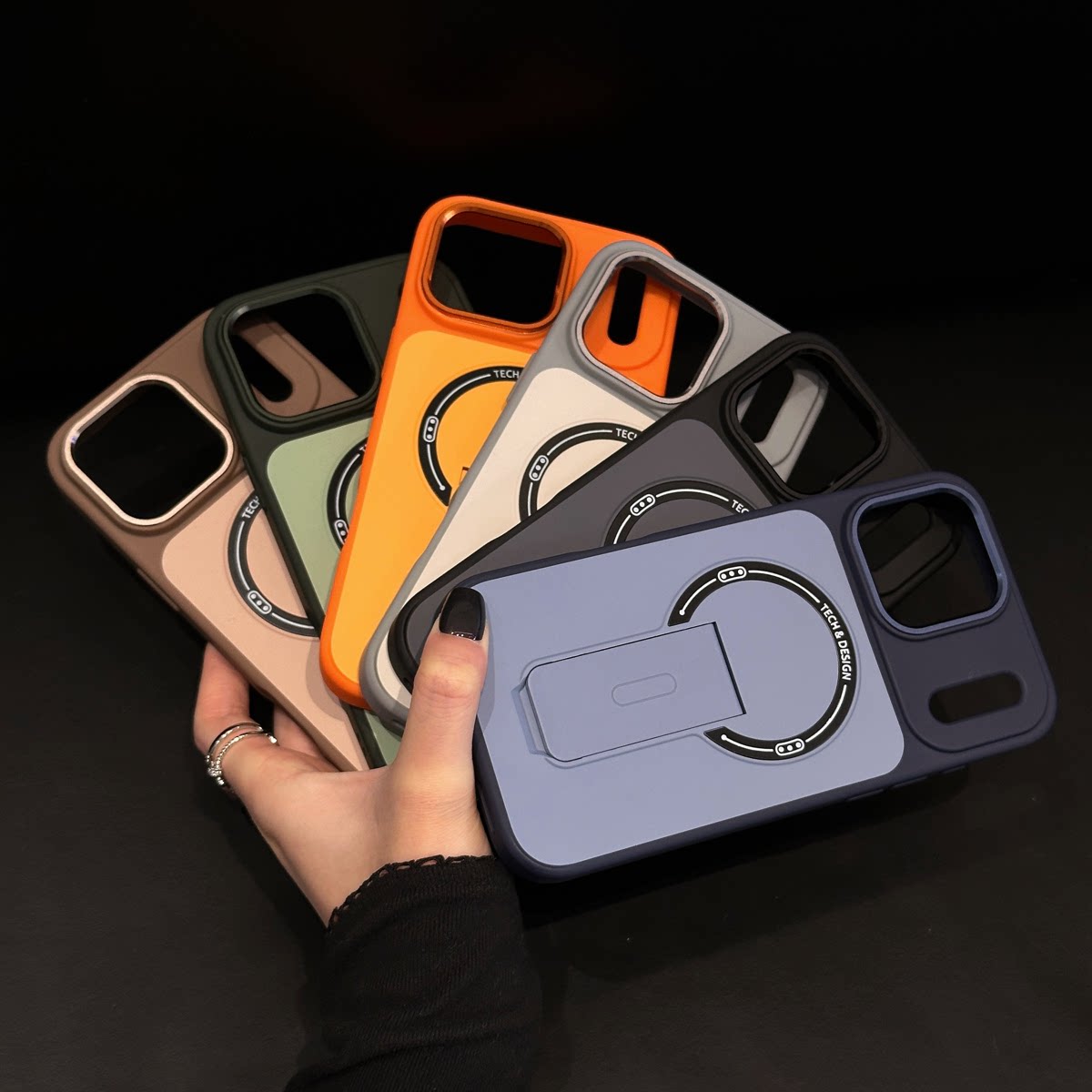 iPhone17promax炫音磁吸支架新款手机壳高级感肤感iP