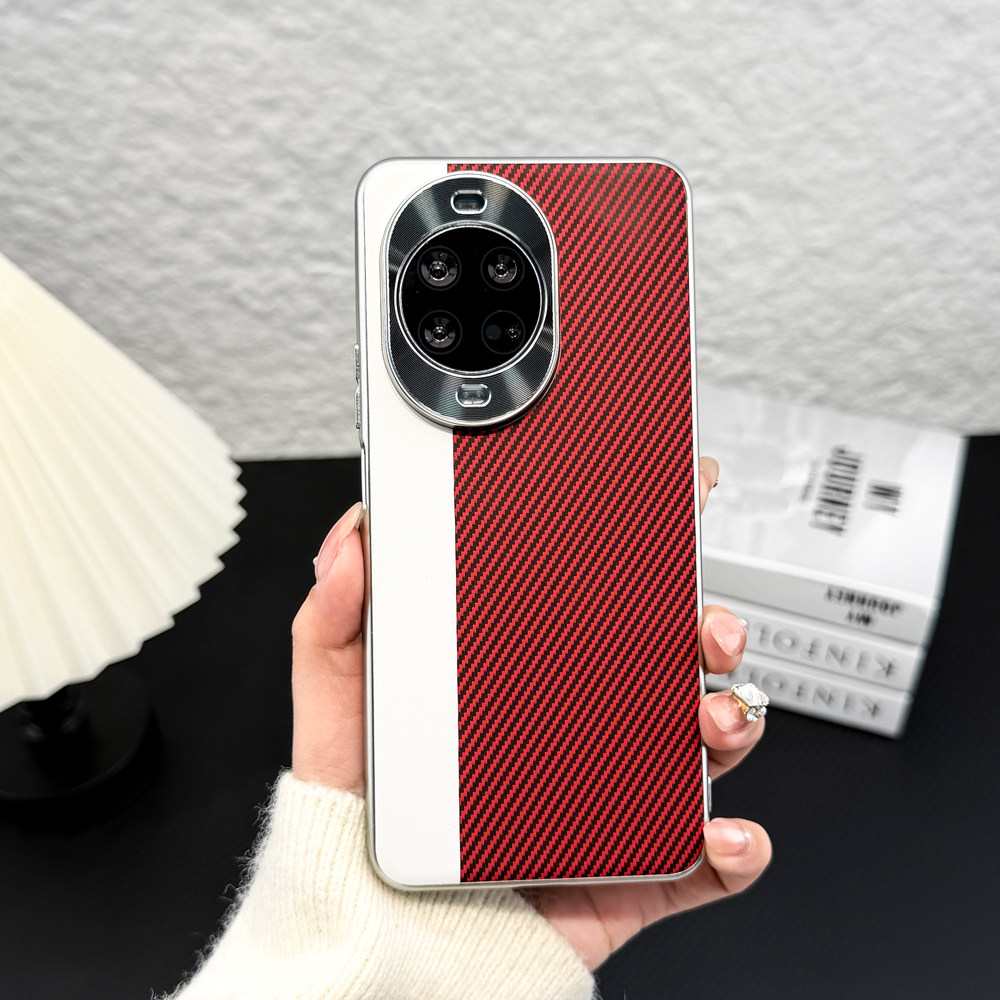 适用/华为nova14pro手机壳 柔甲凯夫拉 柔甲素材+电镀烤