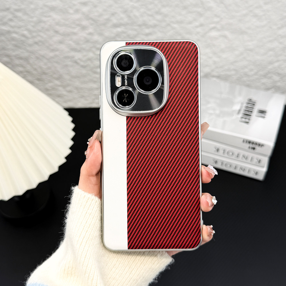 适用/荣耀power手机壳 柔甲凯夫拉 柔甲素材+电镀烤漆+凯夫