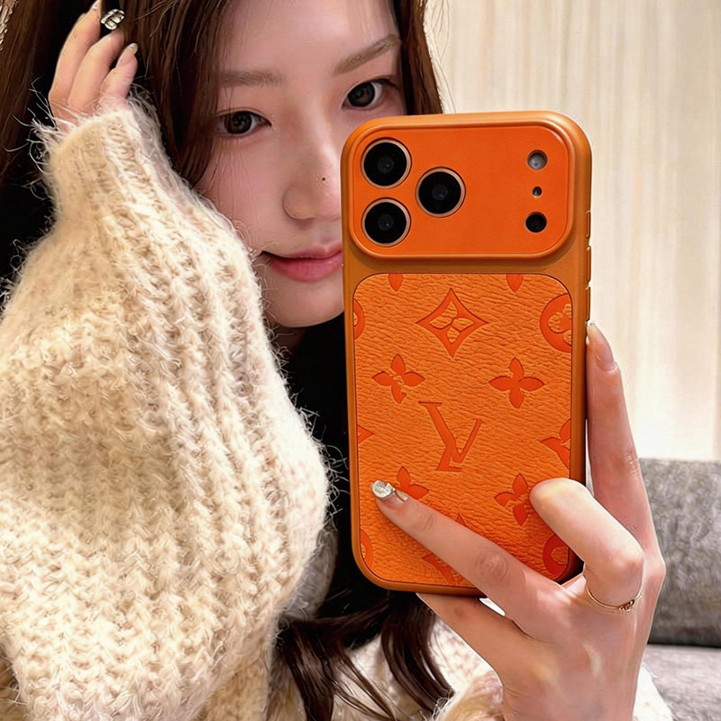 轻奢爱马橙新款iphone17promax手机壳星宇橙秒变17苹