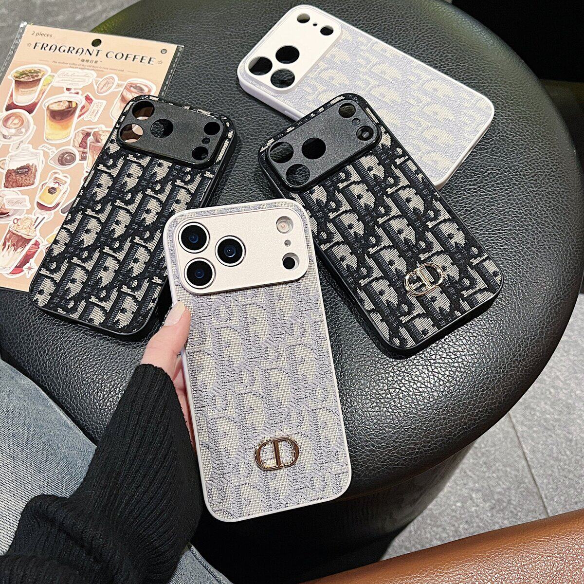 新款17promax16潮牌D家布面15适用苹果14promax