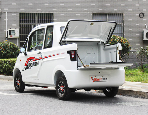 电动汽车四轮车新能源轿车小型全封闭代步电瓶车皮卡载货外卖送餐 - 封面